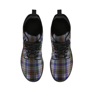 Gayre Hunting Tartan Leather Boots