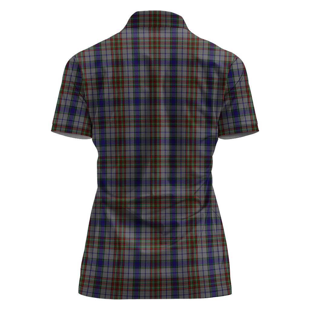 gayre-hunting-tartan-polo-shirt-with-family-crest-for-women