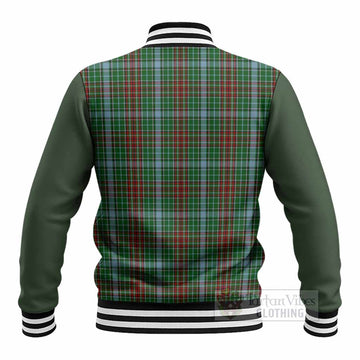 Gayre Tartan Accent Baseball Jacket with Family Crest