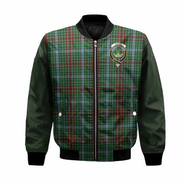 Gayre Tartan Accent Bomber Jacket with Family Crest