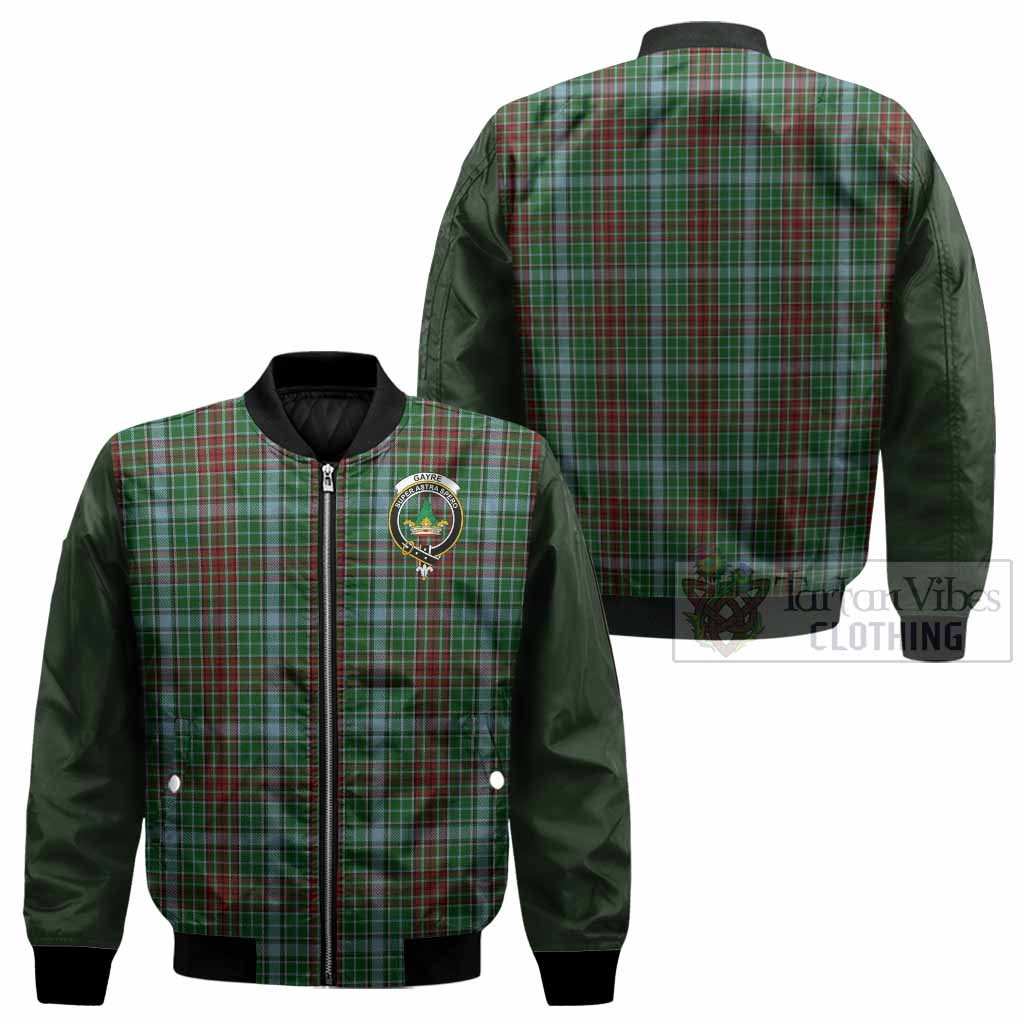 Gayre Tartan Accent Bomber Jacket with Family Crest
