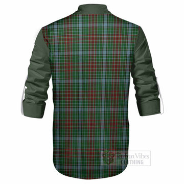 Gayre Tartan Accent Ghillie Shirt with Family Crest