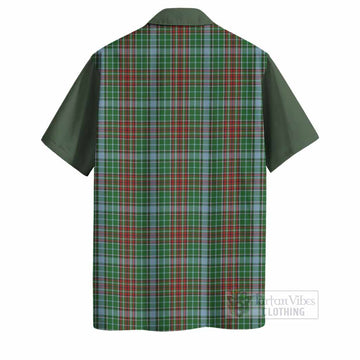 Gayre Tartan Accent Hawaiian Shirt with Family Crest