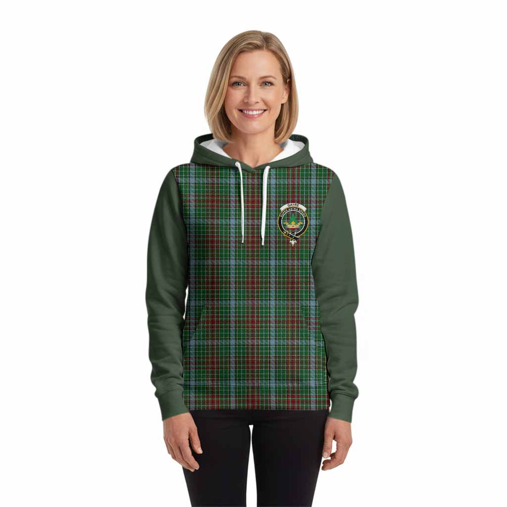 Gayre Tartan Accent Hoodie with Family Crest
