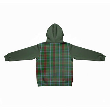 Gayre Tartan Accent Kid Hoodie with Family Crest
