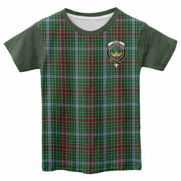 Gayre Tartan Accent Kid T-shirt with Family Crest