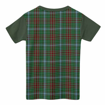 Gayre Tartan Accent Kid T-shirt with Family Crest