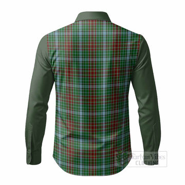 Gayre Tartan Accent Long Sleeve Button Shirts with Family Crest