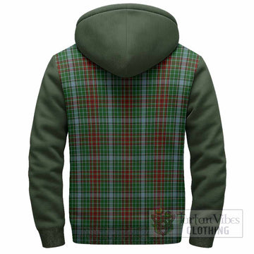 Gayre Tartan Accent Sherpa Hoodie with Family Crest
