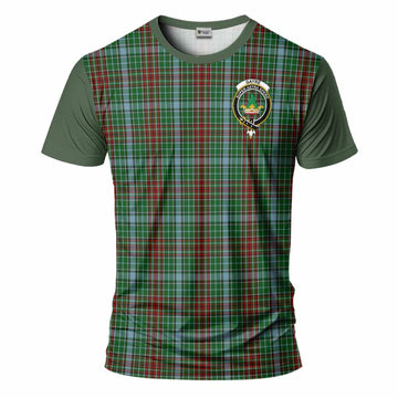 Gayre Tartan Accent T-Shirt with Family Crest