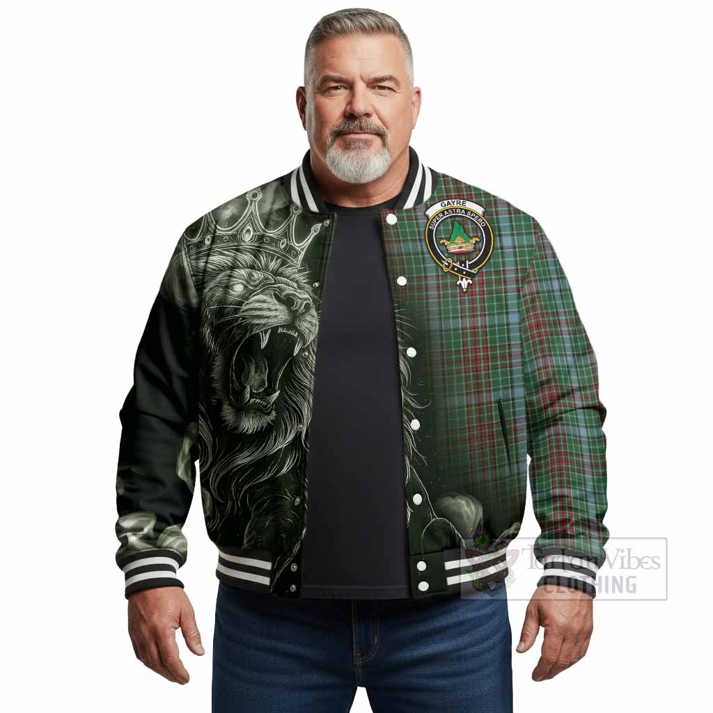 Gayre Tartan Baseball Jacket Roaring Lion Heritage