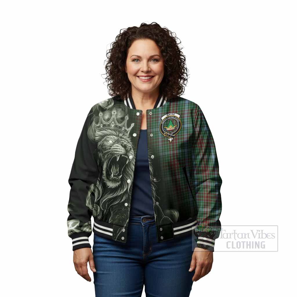 Gayre Tartan Baseball Jacket Roaring Lion Heritage