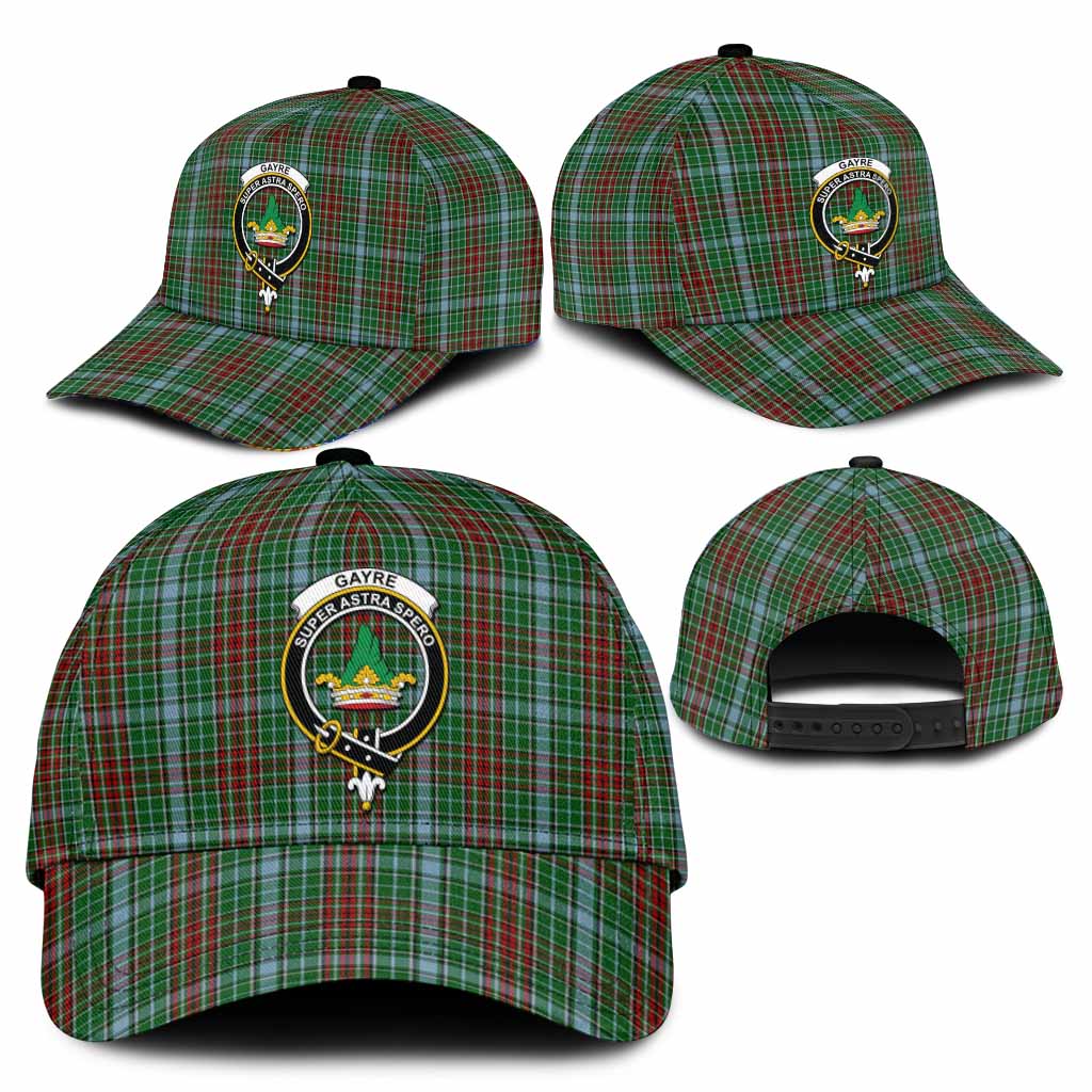 Gayre Tartan Classic Cap with Family Crest