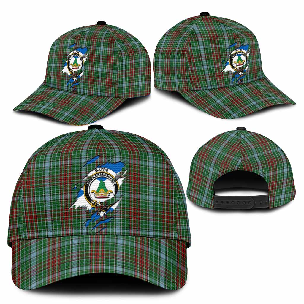 Gayre Tartan Classic Cap with Family Crest In Me Style