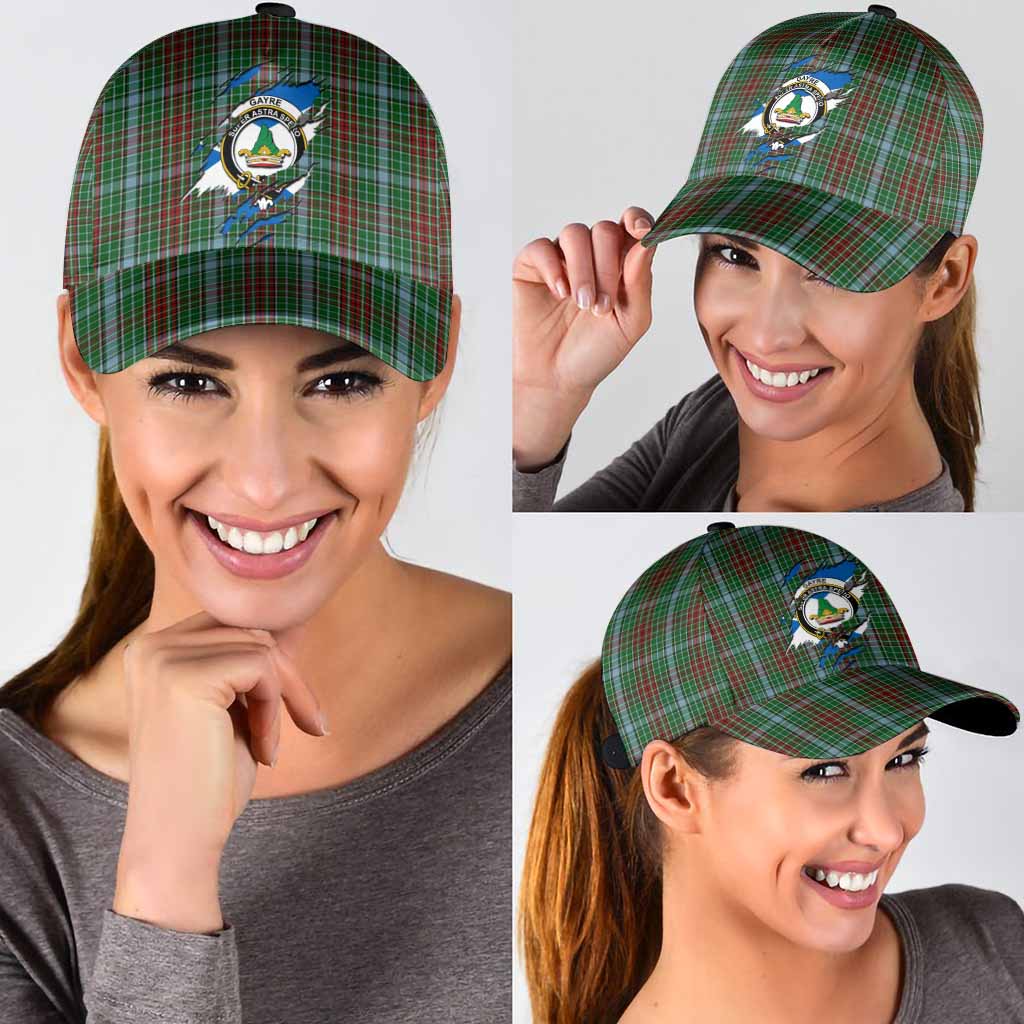 Gayre Tartan Classic Cap with Family Crest In Me Style