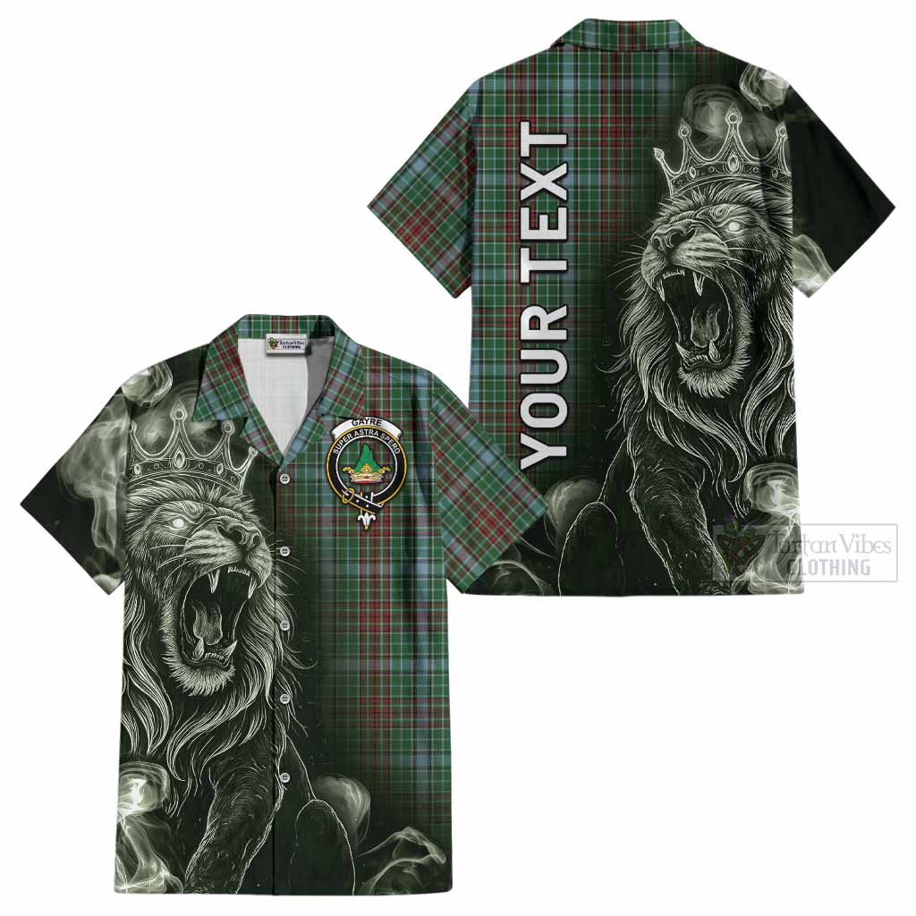 Gayre Tartan Cotton Hawaiian Shirt Roaring Lion Heritage