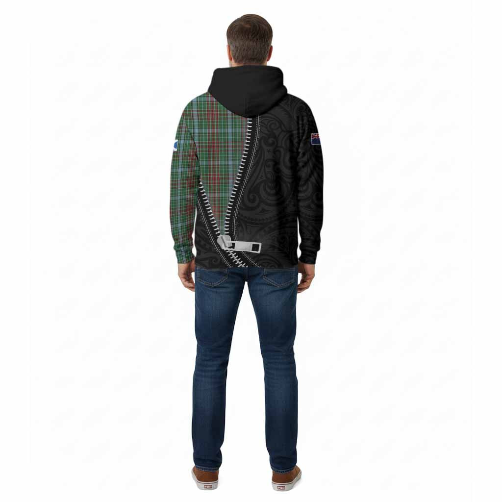 Gayre Tartan Cotton Hoodie New Zealand Pattern Unique Zipper Stylized