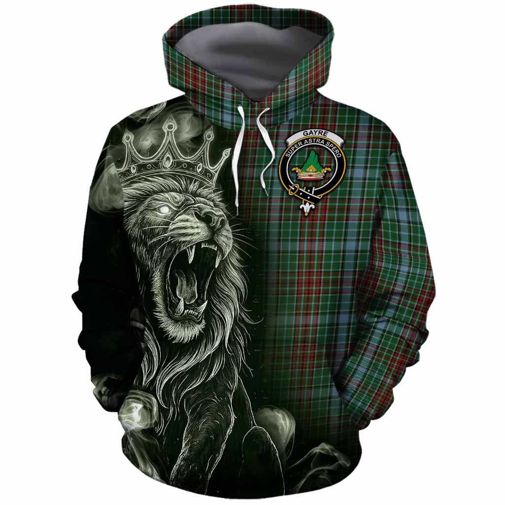 Gayre Tartan Cotton Hoodie Roaring Lion Heritage