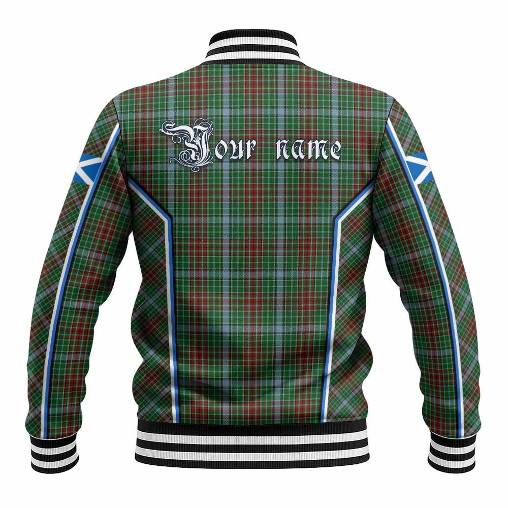 Gayre Tartan Crest Baseball Jacket Scotland Coat of Arm Flag Style - Tartan Vibes Clothing