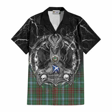 Gayre Tartan Crest Cotton Hawaiian Shirt Celtic Odin's Raven Legacy