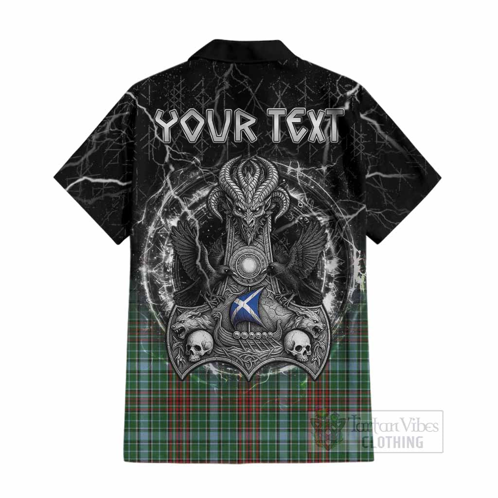Gayre Tartan Crest Cotton Hawaiian Shirt Celtic Odin's Raven Legacy