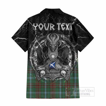 Gayre Tartan Crest Cotton Hawaiian Shirt Celtic Odin's Raven Legacy