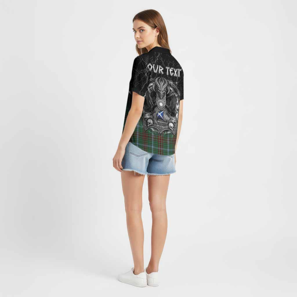 Gayre Tartan Crest Cotton Hawaiian Shirt Celtic Odin's Raven Legacy