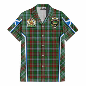 Gayre Tartan Crest Cotton Hawaiian Shirt Scotland Coat of Arm Flag Style - Tartan Vibes Clothing