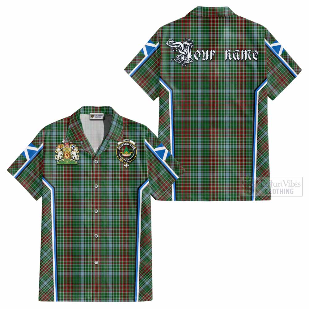 Gayre Tartan Crest Cotton Hawaiian Shirt Scotland Coat of Arm Flag Style - Tartan Vibes Clothing