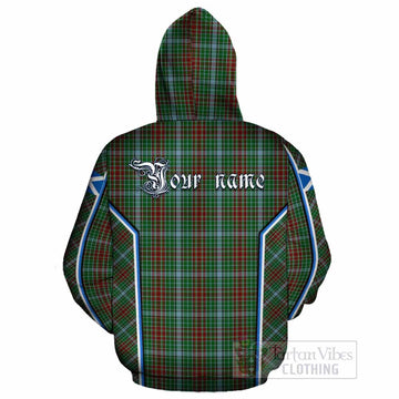 Gayre Tartan Crest Cotton Hoodie Scotland Coat of Arm Flag Style