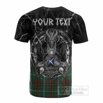Gayre Tartan Crest Cotton T-shirt Celtic Odin's Raven Legacy