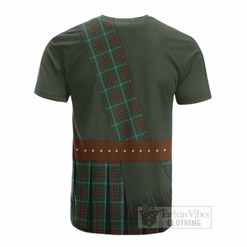 Gayre Tartan Crest Cotton T-shirt Kilt Costume Style