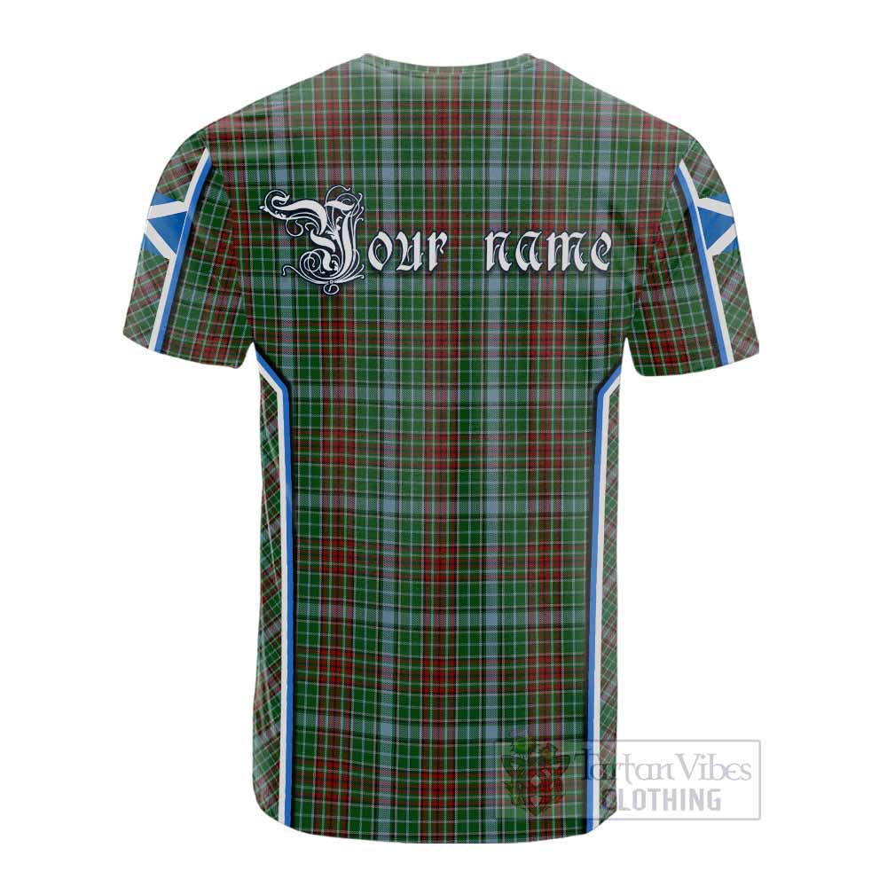 Gayre Tartan Crest Cotton T-shirt Scotland Coat of Arm Flag Style - Tartan Vibes Clothing