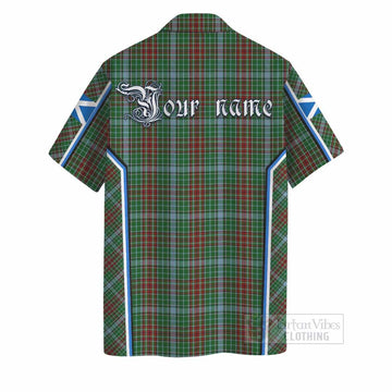 Gayre Tartan Crest Hawaiian Shirt Scotland Coat of Arm Flag Style