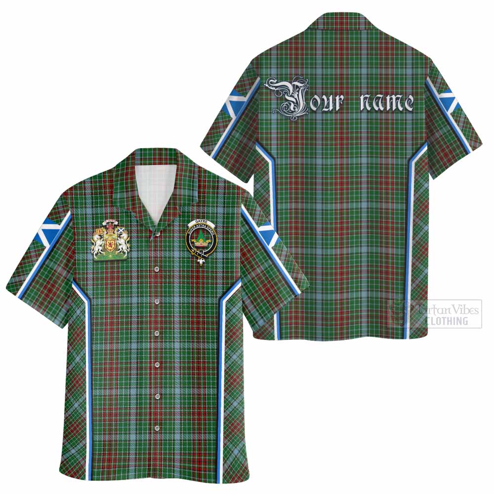 Gayre Tartan Crest Hawaiian Shirt Scotland Coat of Arm Flag Style - Tartan Vibes Clothing