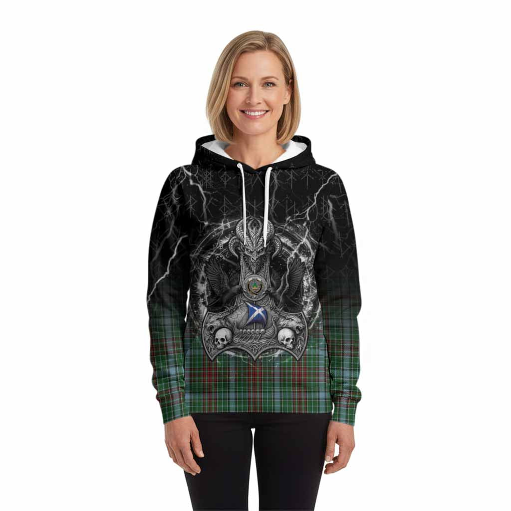 Gayre Tartan Crest Hoodie Celtic Odin's Raven Legacy
