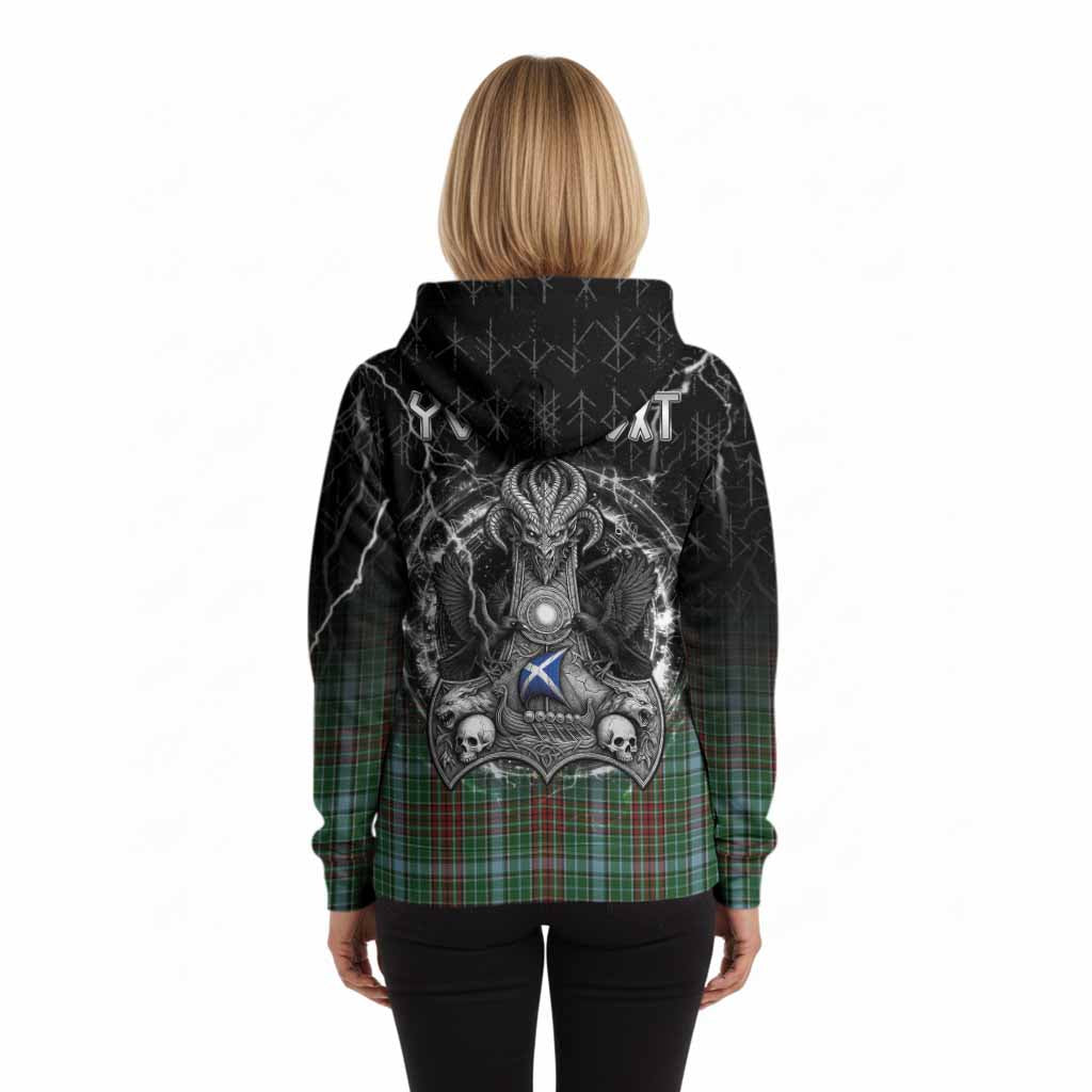 Gayre Tartan Crest Hoodie Celtic Odin's Raven Legacy
