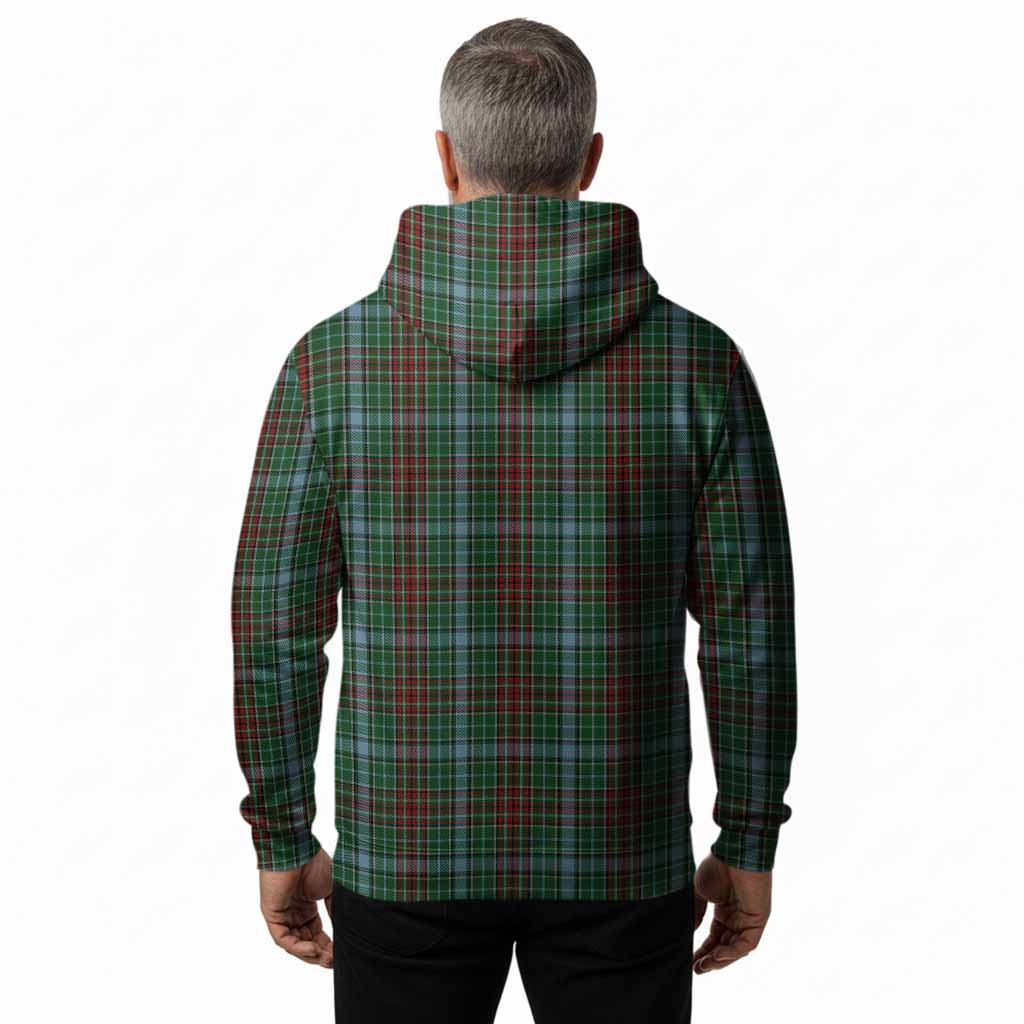 Gayre Tartan Crest Hoodie Ferocious Lion Style
