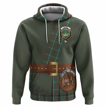 Gayre Tartan Crest Hoodie Kilt Costume Style