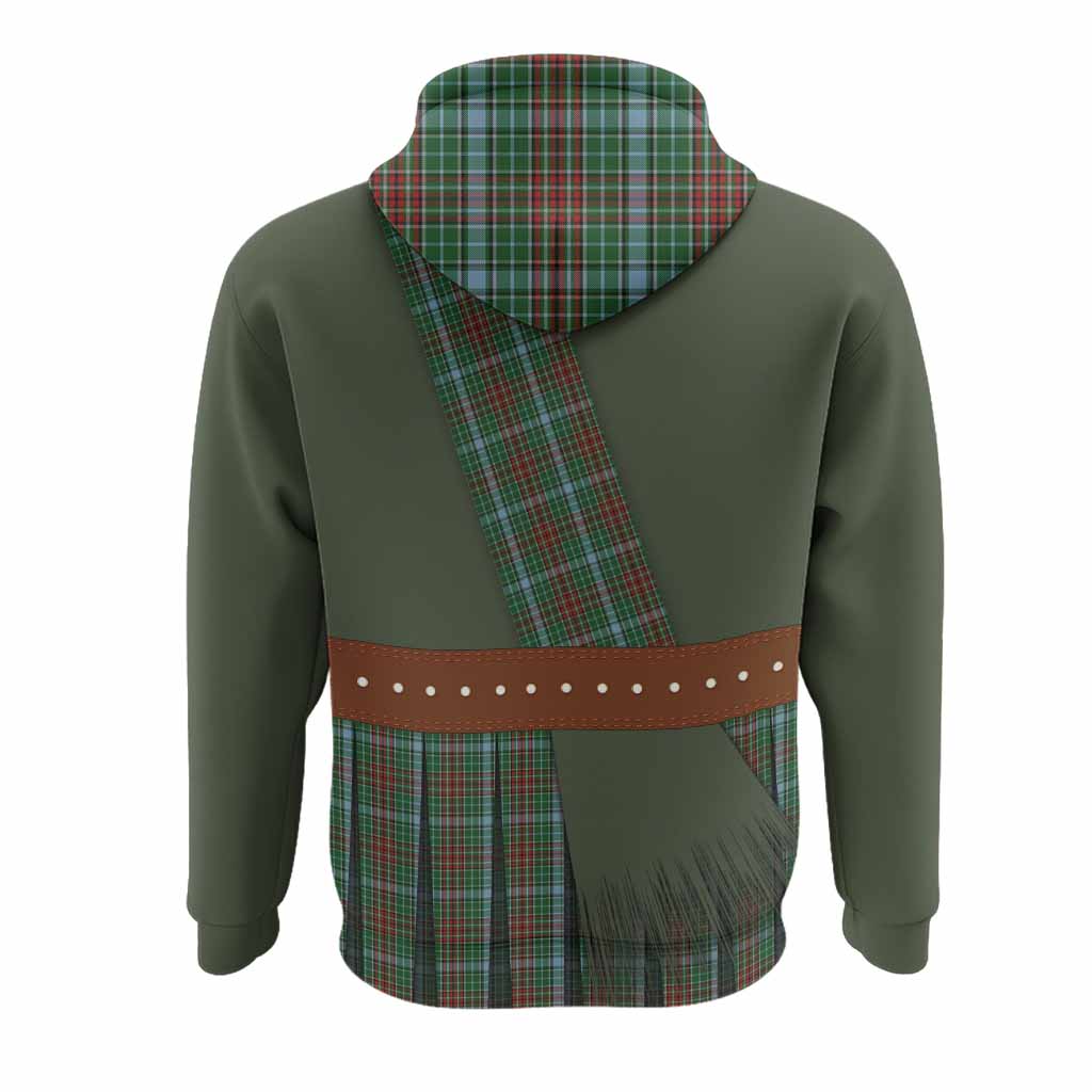 Gayre Tartan Crest Hoodie Kilt Costume Style