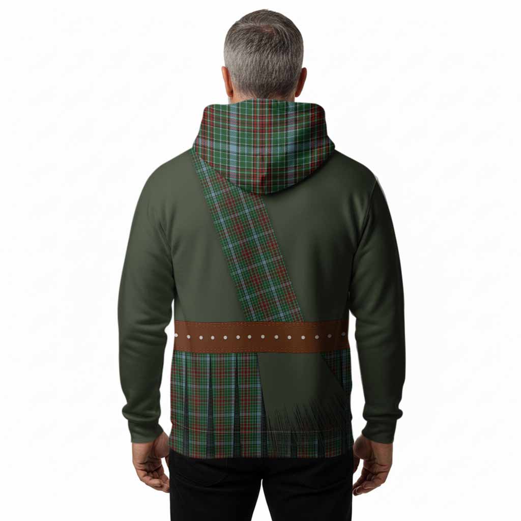 Gayre Tartan Crest Hoodie Kilt Costume Style