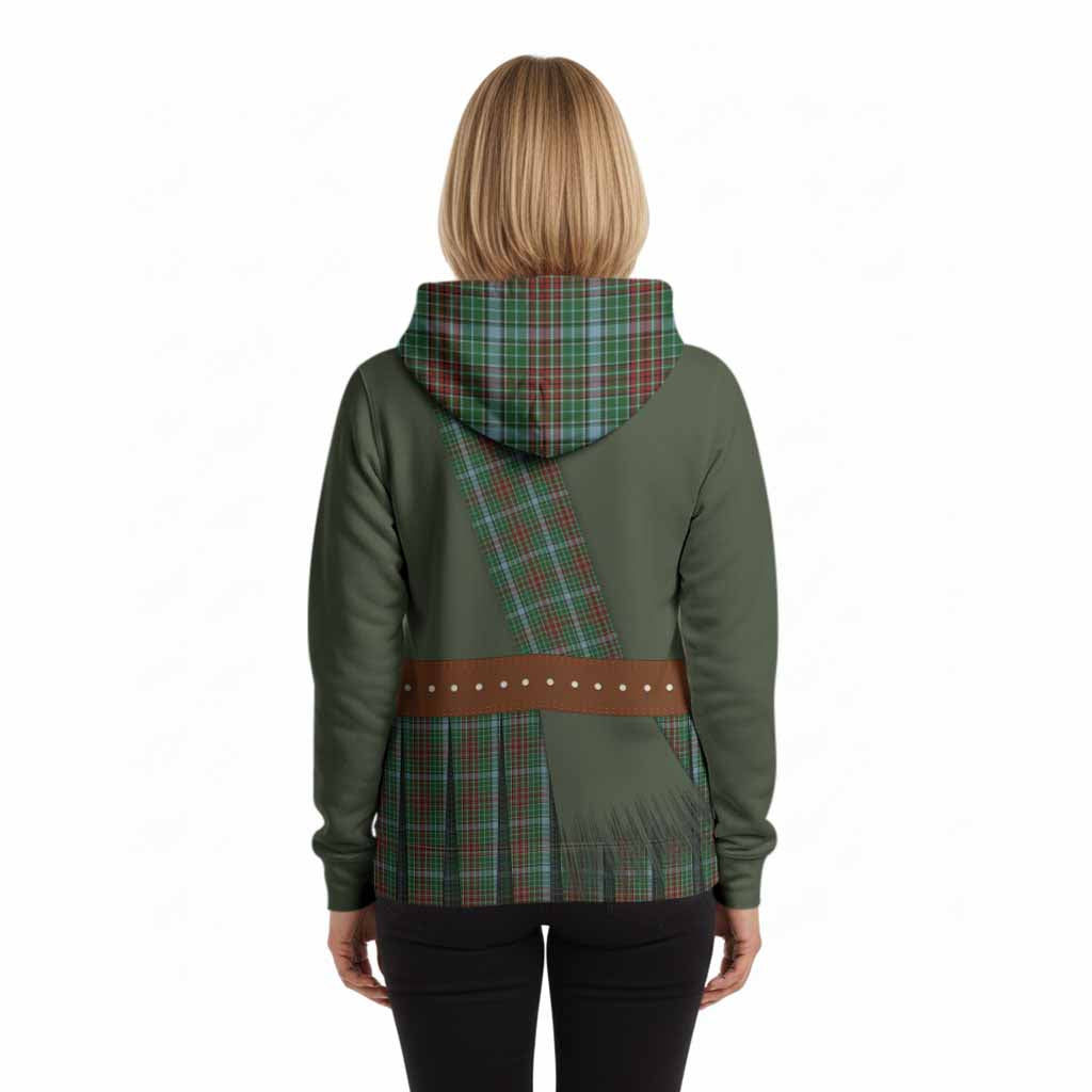 Gayre Tartan Crest Hoodie Kilt Costume Style