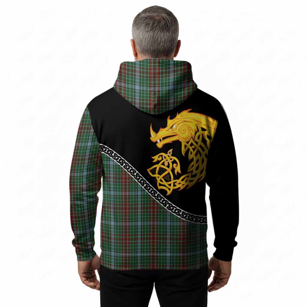 Gayre Tartan Crest Hoodie Legendary Dragon Knot Half Style