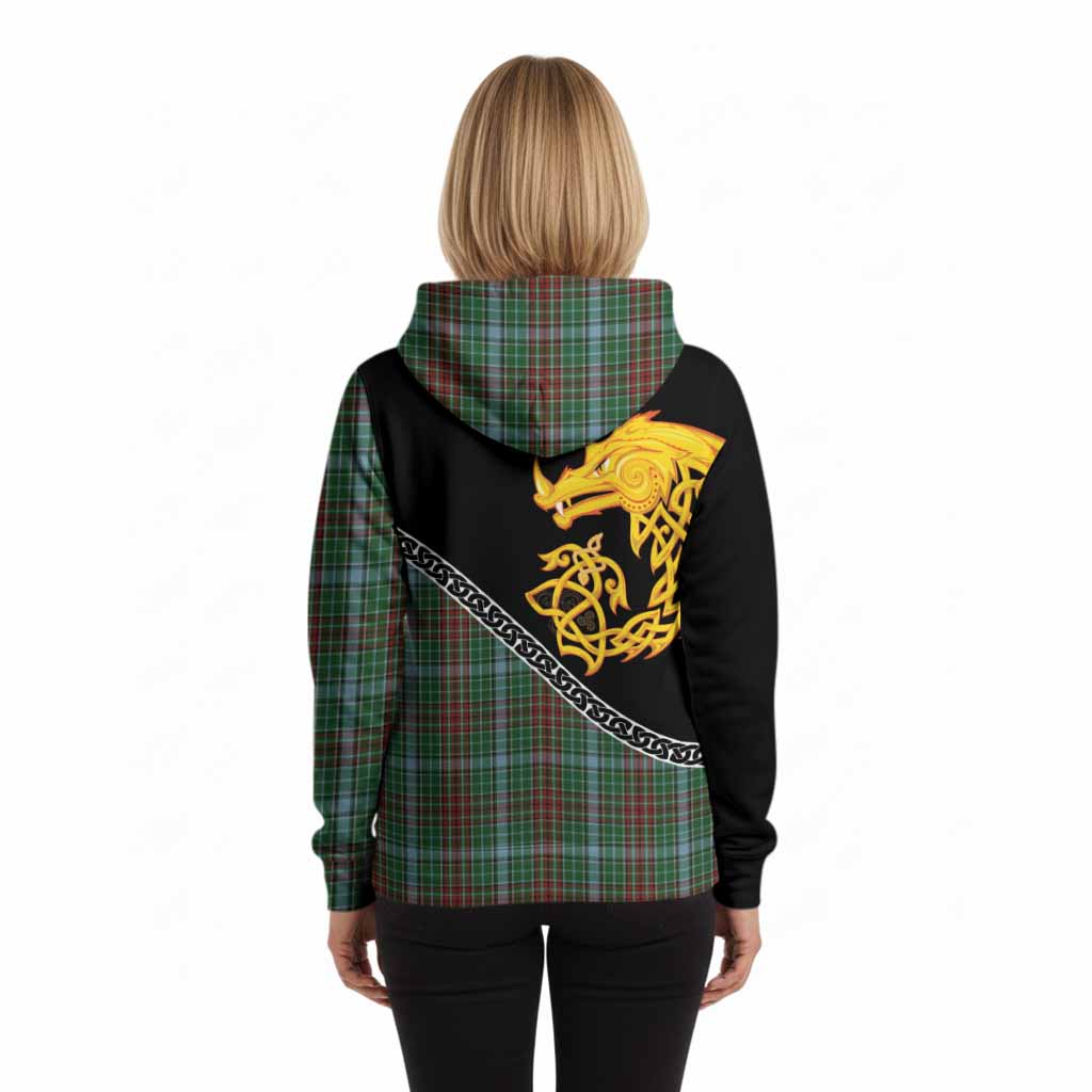 Gayre Tartan Crest Hoodie Legendary Dragon Knot Half Style
