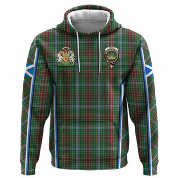 Gayre Tartan Crest Hoodie Scotland Coat of Arm Flag Style - Tartan Vibes Clothing