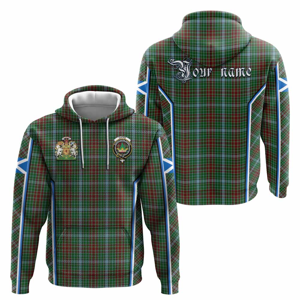 Gayre Tartan Crest Hoodie Scotland Coat of Arm Flag Style - Tartan Vibes Clothing