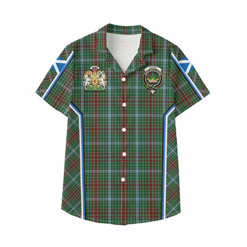 Gayre Tartan Crest Kid Hawaiian Shirt Scotland Coat of Arm Flag Style - Tartan Vibes Clothing