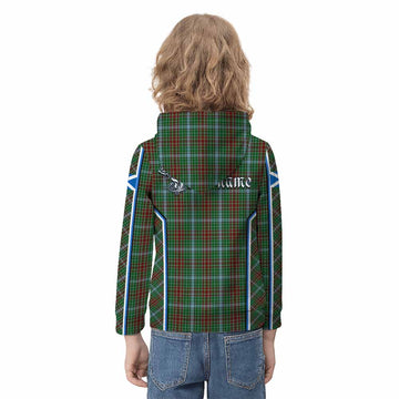 Gayre Tartan Crest Kid Hoodie Scotland Coat of Arm Flag Style - Tartan Vibes Clothing