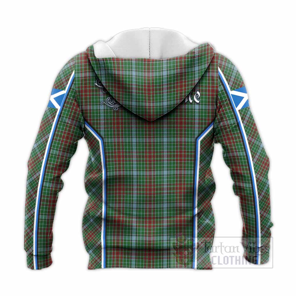 Gayre Tartan Crest Knitted Hoodie Scotland Coat of Arm Flag Style - Tartan Vibes Clothing