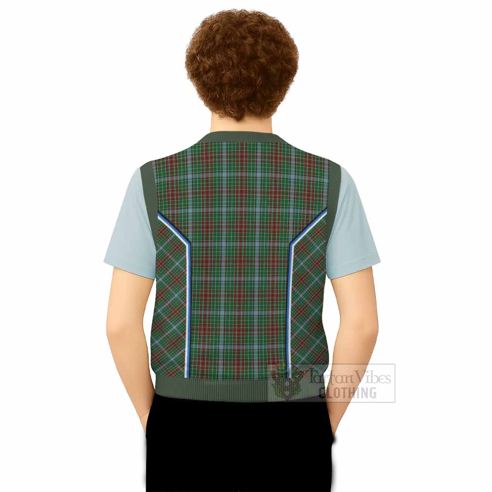 Gayre Tartan Crest Knitted V-Neck Vest Scotland Coat of Arm Flag Style - Tartan Vibes Clothing